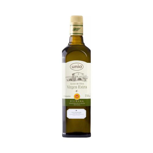 UNIO Aceite oliva virgen extra con denominación de origen protegida Siurana 750 ml