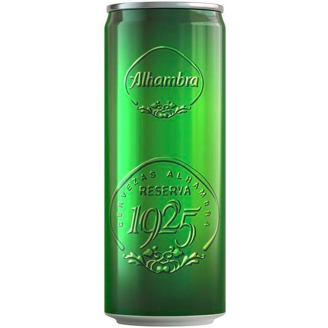 Cerveza Alhambra reserva 1925, lata 33 cl