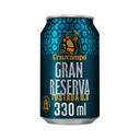 Cerveza tostada Cruzcampo 0.0 alcohol gran reserva lata 33 cl