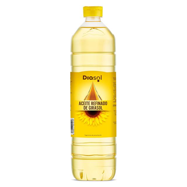 Aceite refinado de girasol Diasol botella 1 l