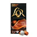 Café flavours caramelo compatible nespresso l'or, caja 10 uds