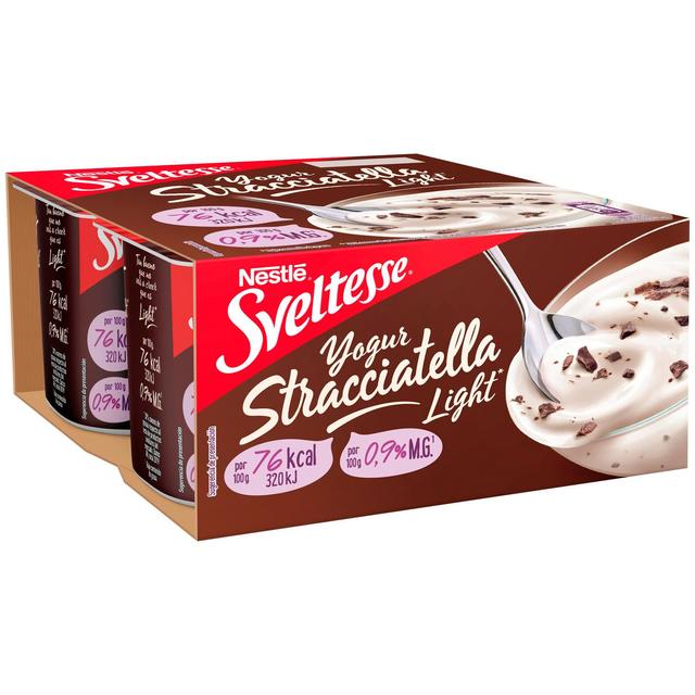Yogur stracciatella Nestlé - Sveltesse pack de 4 unidades de 125 g