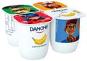 Yogur sabor plátano Danone sin gluten pack de 4 unidades de 120 g