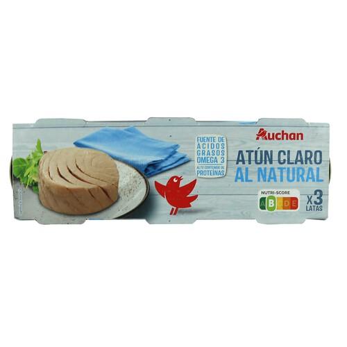 PRODUCTO ALCAMPO Atún claro al natural pack 3 latas de 56 g