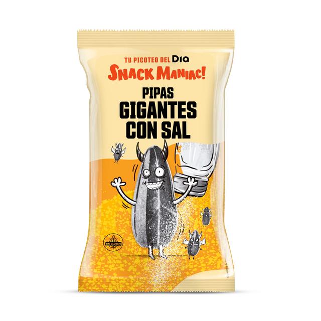 Pipas gigantes con sal Snack Maniac bolsa 200 g