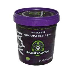 SAMBAZON Tarrina de helado de sorbete de açai de origen ecológico SAMBAZON 500 ml