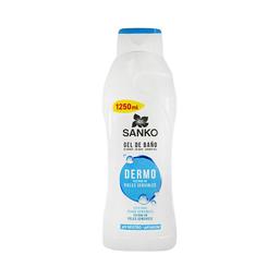 SANKO Gel para baño o ducha, con pH neutro, especial pieles sensibles SANKO Dermo 1250 ml