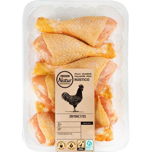 Jamoncitos de pollo eroski natur, bandeja aprox. 900 g