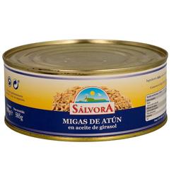 SÁLVORA Atún en aceite de girasol en migas lata de 585 g