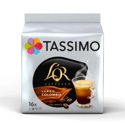 Café lungo Colombia en cápsulas L'Or Espresso Tassimo 16 unidades de 6,9 g