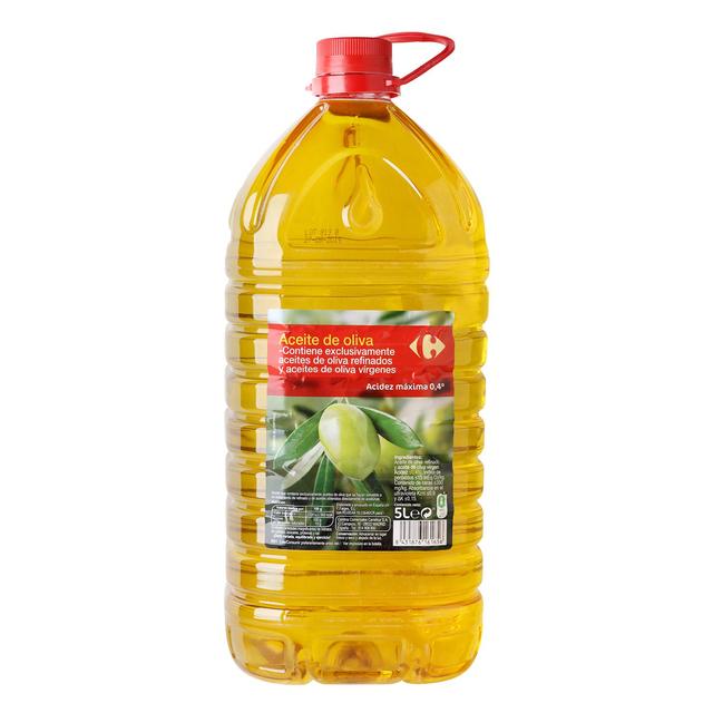 Aceite de oliva suave 0,4º Carrefour garrafón 5 l