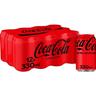 Refresco de cola zero coca cola, pack 12x33 cl