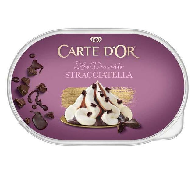 Helado straciatella carte d'or, tarrina 473 g