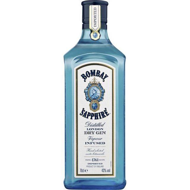 Ginebra bombay sapphire, botella 70 cl