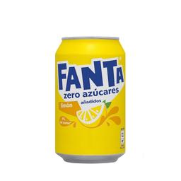 Refresco Fanta limón zero azúcares añadidos