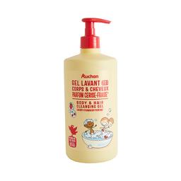 PRODUCTO ALCAMPO Gel y champú infantil, con aroma a cereza y fresa 750 ml
