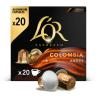 Café Colombia en cápsulas L'Or Espresso compatible con Nespresso 20 unidades de 5,2 g