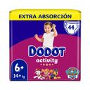 DODOT Activity Pañales talla 6+ (+14 kg) 44 uds