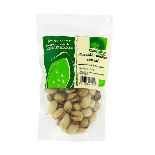 CAMPOMAR NATURE Pistachos Tostados Con Sal ecológicos CAMPOMAR 125 g