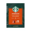 Café Colombia en cápsulas Starbucks compatible con Nespresso 18 ud