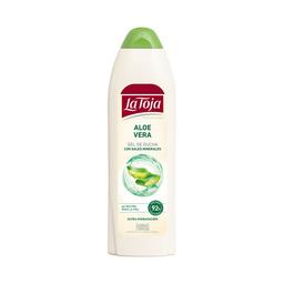 LA TOJA Gel de baño o ducha con aloe vera y sales minerales para todo tipo de piel 600 ml