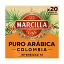 Café en cápsulas Colombia Marcilla compatible con Nespresso 20 ud