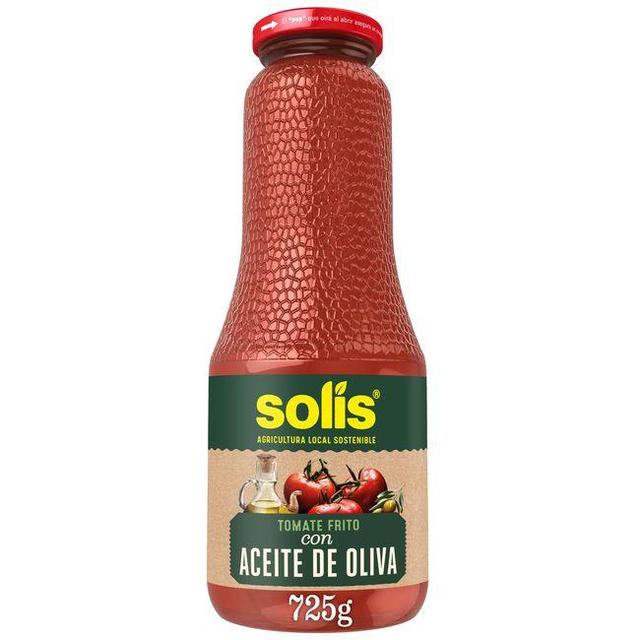 Tomate frito en aceite de oliva solís, frasco 725 g