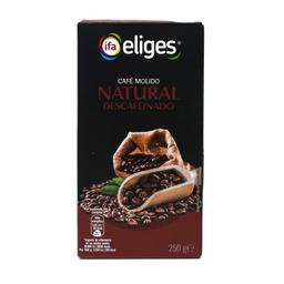 Café molido descafeinado natural IFA ELIGES 250 g
