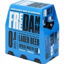 Cerveza Free Damm Lager 0,0 sin alcohol sin gluten pack de 6 botellas de 25 cl