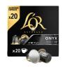 Café onyx en cápsulas L'Or Espresso compatible con Nespresso 20 unidades de 5,2 g