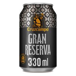 Cerveza tostada Cruzcampo Gran Reserva lata 33 cl