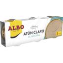 Atún claro al natural albo, pack 3x46 g