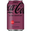 Coca Cola zero azúcar sabor cherry lata 33 cl