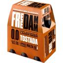 Cerveza tostada free damm, pack botella 6x25 cl