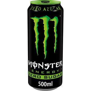 Bebida energética sin azúcar Zero Monster Green 50cl