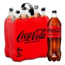 Coca Cola zero azúcar pack 6 botellas 2 l