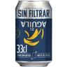Cerveza sin filtrar el aguila, lata 33 cl