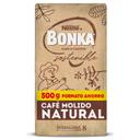 Café molido natural bonka, paquete 500 g