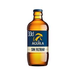 EL ÁGUILA Cerveza sin filtrar botella 33 cl