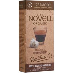Café orgánico cremoso compatible nespresso novell, caja 10 uds
