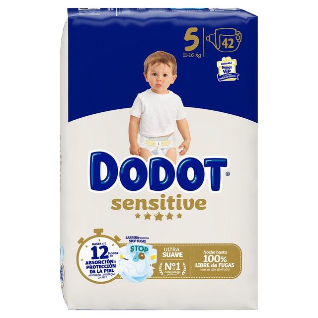 Pañal DODOT Sensitive T5 11-16 kg 42 unidades