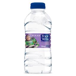Agua mineral natural Font Vella botella 33 cl