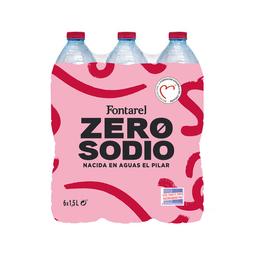 FONTAREL Agua mineral Zero sodio pack 6 uds x 1,5 l