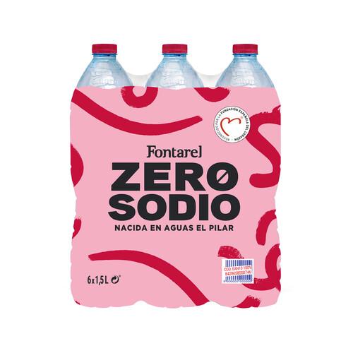 FONTAREL Agua mineral Zero sodio pack 6 uds x 1,5 l