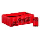 COCA COLA ZERO Refresco de cola Zero azúcar pack 24 latas de 33 cl