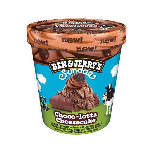 BEN & JERRY'S Helado choco-lotta y cheesecake 427 ml
