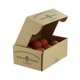 PAZO DE VILANE Huevos de gallinas camperas clase L y cat. A 6 uds
