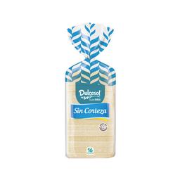DULCESOL Pan de molde sin corteza 450 g