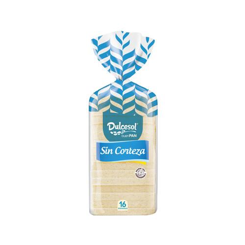 DULCESOL Pan de molde sin corteza 450 g