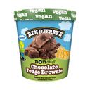 BEN & JERRY'S Fudge browne Tarrina de helado vegano de chocolate con trozos de brownie de chocolate 465 ml
